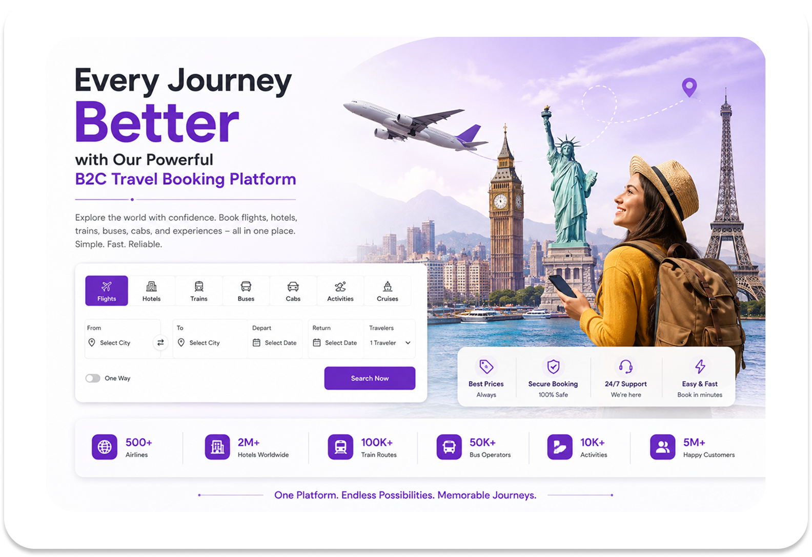 Give your customers a better way to plan and book travel